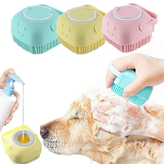 Gentle Pet Bath Massage Gloves